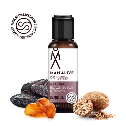 Warming Black Suede & Tonka Beard Oil
