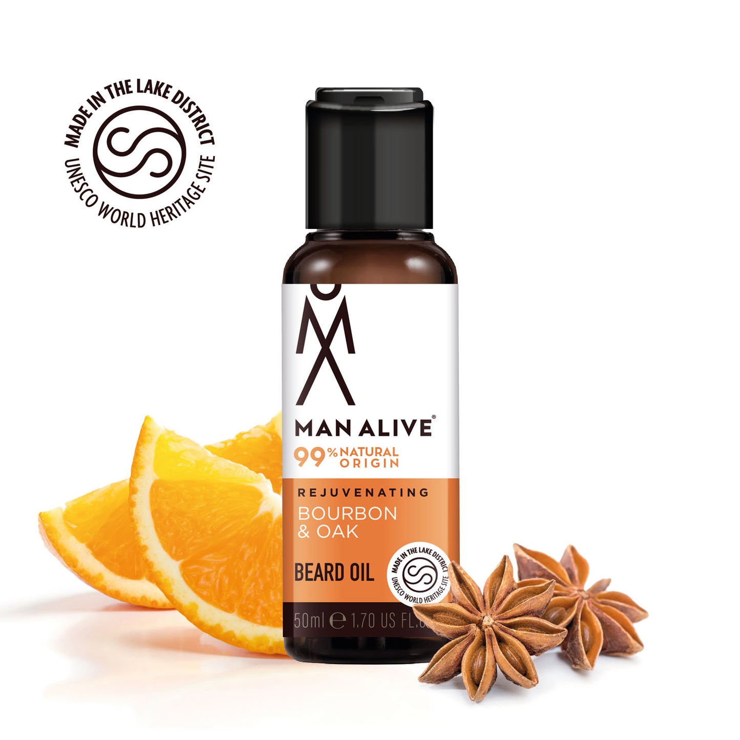 Rejuvenating Bourbon & Oak Beard Oil