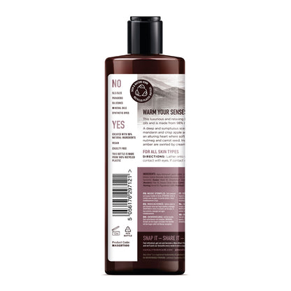 Warming Black Suede & Tonka Body Wash