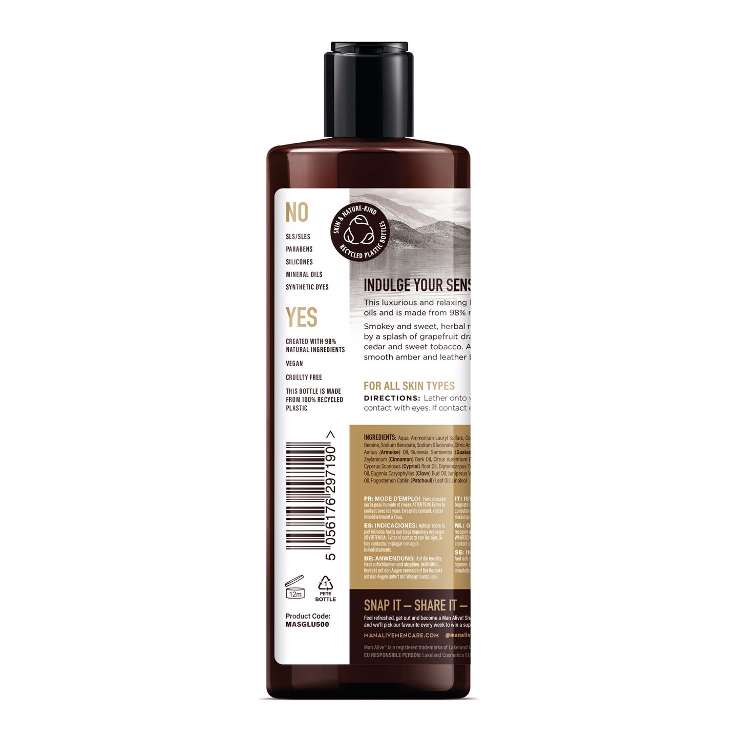 Indulgent Leather & Oud Body Wash
