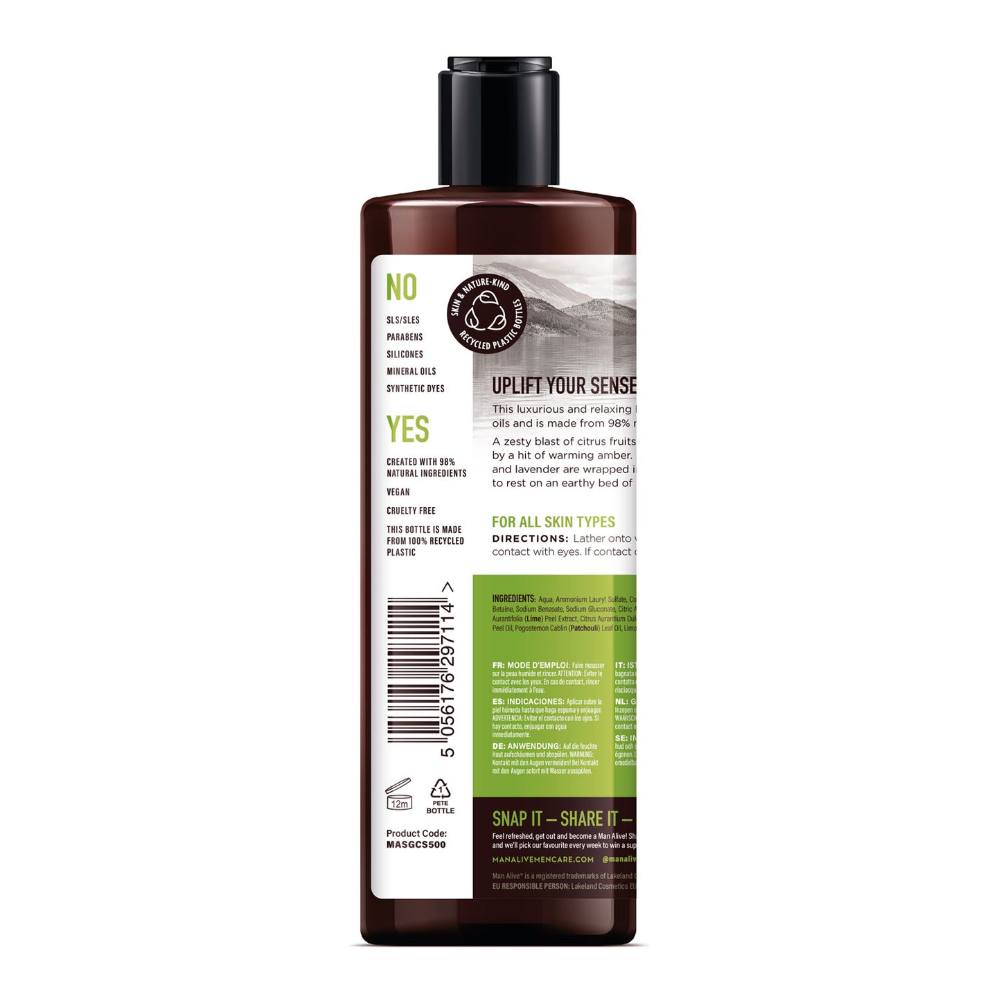 Uplifting Lemon & Bergamot Body Wash