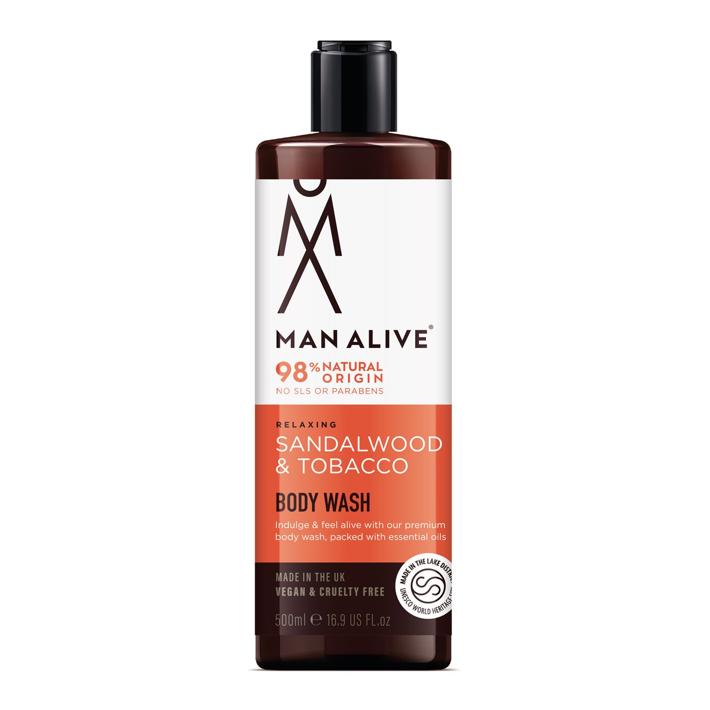 Relaxing Sandalwood & Tobacco Body Wash