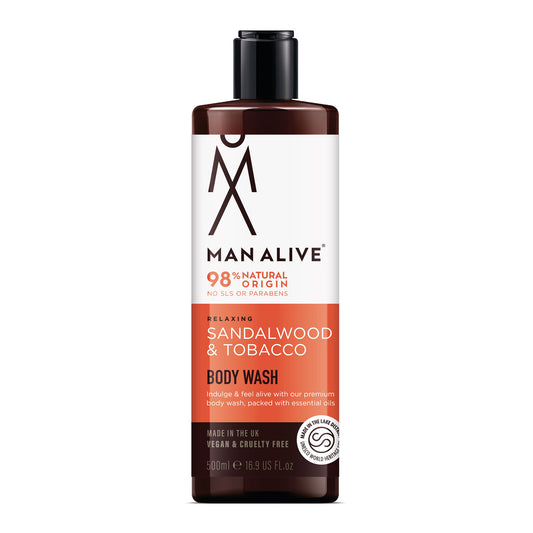 Relaxing Sandalwood & Tobacco Body Wash