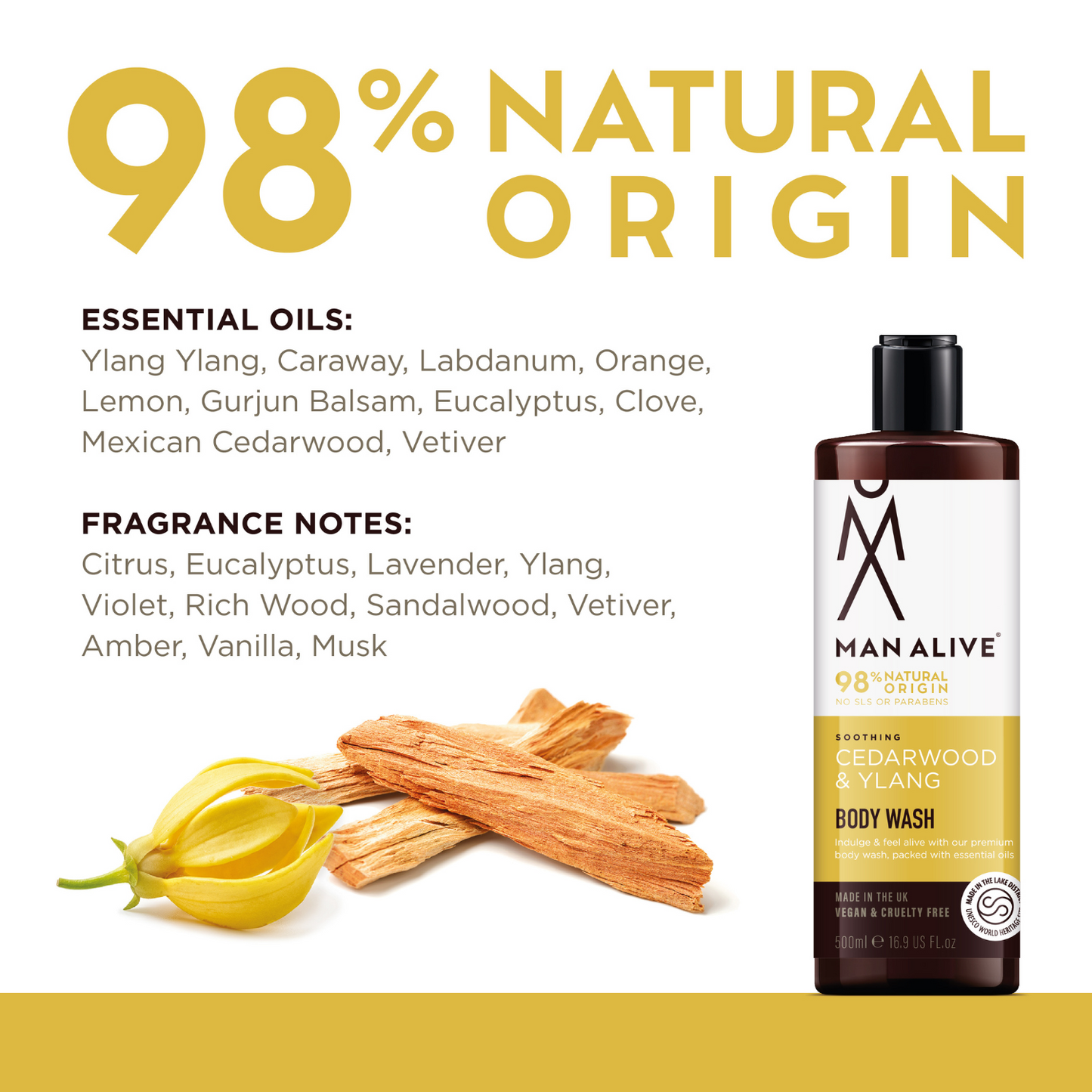 Soothing Cedarwood & Ylang Body Wash
