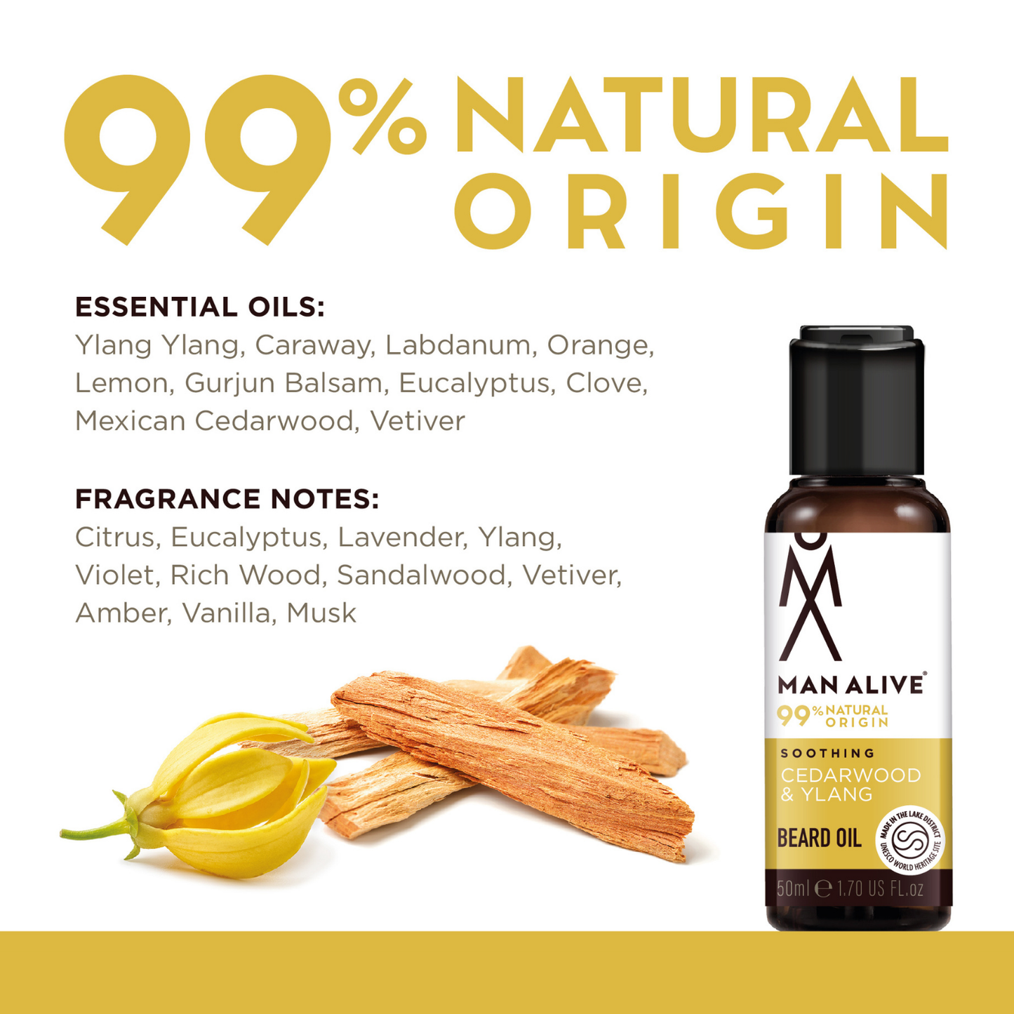 Soothing Cedarwood & Ylang Beard Oil