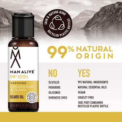 Soothing Cedarwood & Ylang Beard Oil