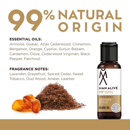 Indulgent Leather & Oud Beard Oil