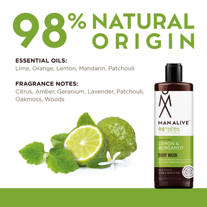 Uplifting Lemon & Bergamot Body Wash