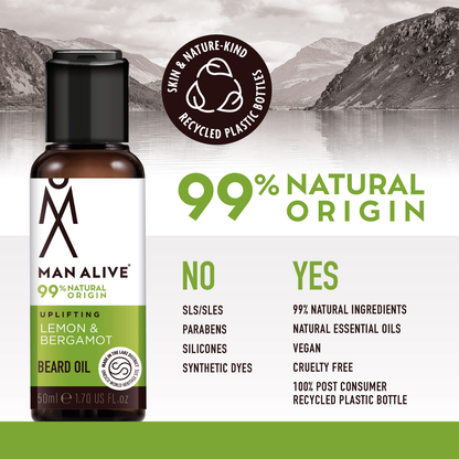 Uplifting Lemon & Bergamot Beard Oil