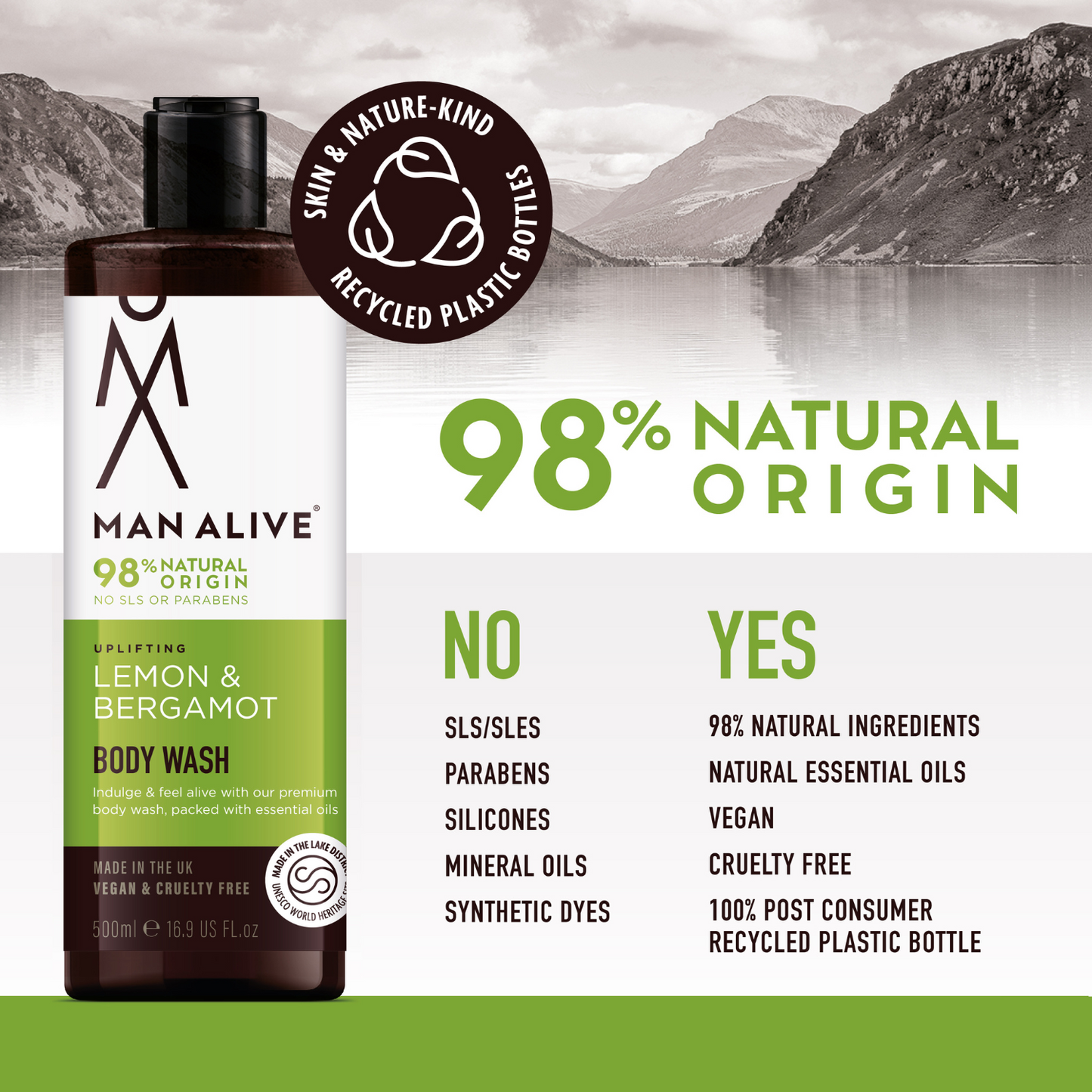Uplifting Lemon & Bergamot Body Wash