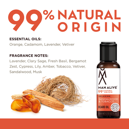 Relaxing Sandalwood & Tobacco Beard Oil