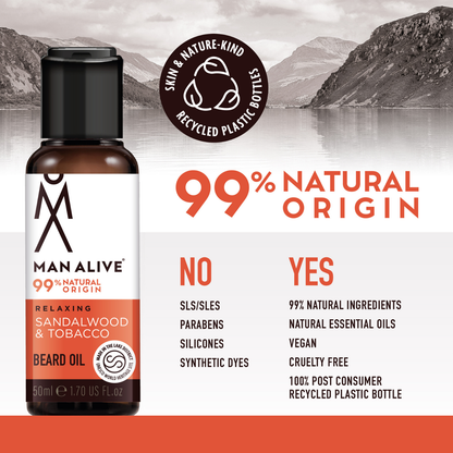 Relaxing Sandalwood & Tobacco Beard Oil